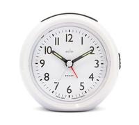 Grace Non Ticking Alarm Clock WHITE with light
