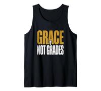 Grace Not Grades Christian Teacher Jesus Faith Bible Tank Top