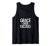 Grace Over Excuses Christian Faith Motivation Verse Tank Top