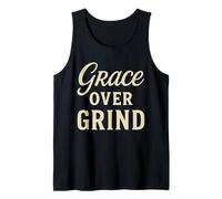 Grace Over Grind Inspirational Simple Motivational Design Tank Top