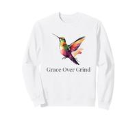 Grace Over Grind Soft Life Motivation for Women Wellness Sweatshirt