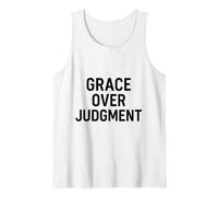 Grace Over Judgment. Christian Faith Quote. Tank Top
