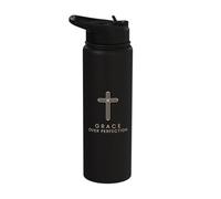 Grace Over Perfection Christian Grace Stainless Steel Insulated Water Bottle