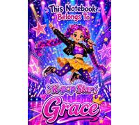 Grace Personalized Gift: K-Pop Star Notebook: Hardcover Journal | Cute Idol Music & Dance Design, Lined, 110 Pages, 6x9