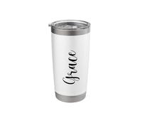 Grace Personalized Name Custom Travel Mug Stainless Steel Insulated Tumbler