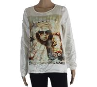 Grace Shirt T-Shirt Tunic Longsleeve Silk White