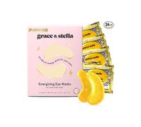 grace & stella Under Eye Mask Reduce Dark Circles Undereye Bags Gel Eye Patches Vegan Cruelty-Free Self Care by grace and stella (24 Pairs, Gold)