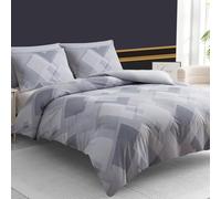 Grace Super King Duvet Set Premium Brushed Microfiber Superking Duvets Sets (260 x 220 cm) 3 Pcs - Ultrasoft Hypoallergenic Quilt Cover Non Iron Luxury Bedding Set With Zipper Closure