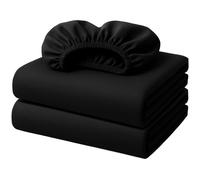 Grace Super King Fitted Sheet Bundle of 2 Pieces Extra Deep Pocket 40 cm (16 inches) Durable Elastic Bed Sheets - Premium Microfiber Superking Fitted Sheet - Ultrasoft Hypoallergenic Fade Resistant