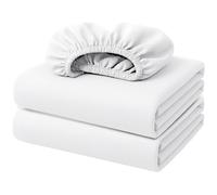 Grace Super King Fitted Sheet Bundle of 2 Pieces Extra Deep Pocket 40 cm (16 inches) Durable Elastic Bed Sheets - Premium Microfiber Superking Fitted Sheet - Ultrasoft Hypoallergenic Fade Resistant