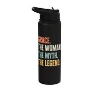 Grace The Best, Woman Myth Legend, Funny Best Name Grace Stainless Steel Insulated Water Bottle