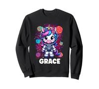 Grace Unicorn Space Astronaut Sweatshirt