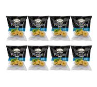 Grace Unsalted Plantain Chips 85g Pack of 8 Vegan Salt FREE Bites High in Fibre Gluten Free Banana Crisps Snack with Welari Thank You Card | (8pack) (680g)