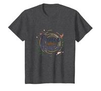Grace Upon Grace Christian Women Inspirational Faith T-Shirt, Kids, Dark Heather Grey, 2 Years