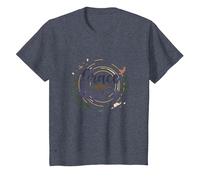 Grace Upon Grace Christian Women Inspirational Faith T-Shirt, Kids, Heather Blue, 12 Years