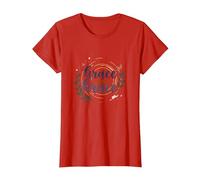 Grace Upon Grace Christian Women Inspirational Faith T-Shirt, Women, Red, XXL