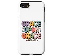 Grace Upon Grace John 1 16 Christian Bible Verse Case for iPhone SE (2020) / 7/8
