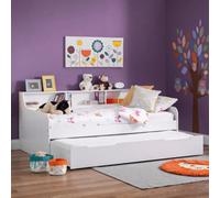 Grace - Single - Day Bed - Guest Bed Trundle - White - Wood - 3ft - Happy Beds