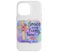 Grace Wins Every Time, Christian Bible Scripture Case for iPhone 14 Pro Max