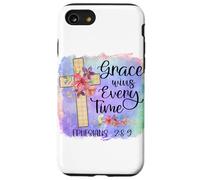 Grace Wins Every Time, Christian Bible Scripture Case for iPhone SE (2020) / 7/8