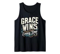 Grace Wins Every Time Faith Inspired Apparel Tank Top