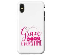 Grace Wins Every Time Inspirational Christian Case for iPhone X/XS