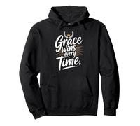Grace Wins Every Time Pullover Hoodie