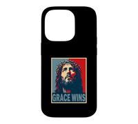 Grace Wins Jesus Christ Christian Easter Faith Hope Case for iPhone 14 Pro
