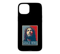 Grace Wins Jesus Christ Christian Easter Faith Hope Case for iPhone 15 Plus