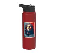 Grace Wins Jesus Christ Christian Easter Faith Hope Stainless Steel Insulated Water Bottle