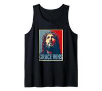 Grace Wins Jesus Christ Christian Easter Faith Hope Tank Top