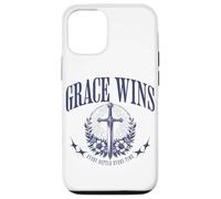 Grace Wins Vintage Religious Christian God Faith Jesus Case for iPhone 12/12 Pro