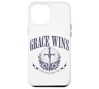 Grace Wins Vintage Religious Christian God Faith Jesus Case for iPhone 12 Pro Max