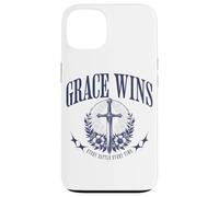 Grace Wins Vintage Religious Christian God Faith Jesus Case for iPhone 13