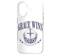 Grace Wins Vintage Religious Christian God Faith Jesus Case for iPhone 17