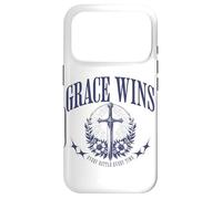 Grace Wins Vintage Religious Christian God Faith Jesus Case for iPhone 17 Pro