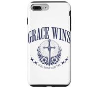 Grace Wins Vintage Religious Christian God Faith Jesus Case for iPhone 7 Plus/8 Plus