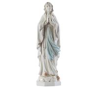 Grace4Joy Our Lady of Lourdes Statue, 12 Inches Mother Mary Statue Outdoor Garden Decor, Hand Painted Lourdes Virgin Mary Sculpture Catholic Gifts for Mom, Grandmother