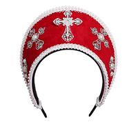 GRACEART Anne Boleyn Hat Headpiece Elizabethan Headwear Tudor Coronet Hood Hat