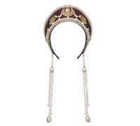 GRACEART Anne Boleyn Hat Headpiece Elizabethan Headwear Tudor Coronet Hood Hat
