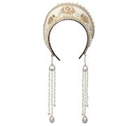 GRACEART Anne Boleyn Hat Headpiece Elizabethan Headwear Tudor Coronet Hood Hat