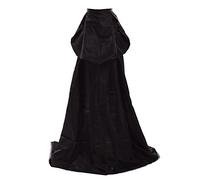 GRACEART Burlesque Trailing Overskirt Bustle Train Rococo Gown (Black)(Size: One Size)