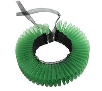 GRACEART Elizabethan Dickens Ruffle Neck Clown Collar (Viola) (Emerald)