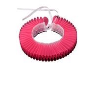 GRACEART Elizabethan Dickens Ruffle Neck Clown Collar (Viola) (Shocking pink)