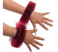 GRACEART Elizabethan Wrist Ruffs Ruffled Cuff Arm Bands For Fancy Dress (I)