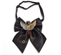GRACEART Handmade Steampunk Bowtie (Black)