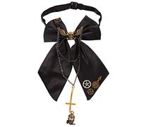 GRACEART Handmade Steampunk Bowtie (Black-4)