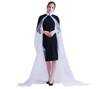 GRACEART Lady's Mesh Cape Fairy Elf Wedding Dress Elven Queen Princess Collared Cloak Medieval Costume