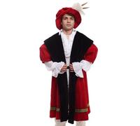 GRACEART Medieval Adult men's King Henry VIII Deluxe Costume Fancy Dress (Large)