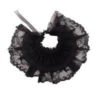 GRACEART Medieval Black Lace Detachable Collar